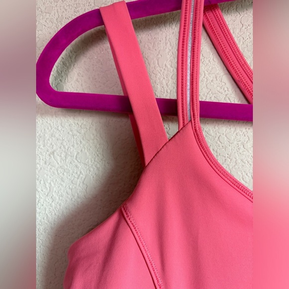 Lululemon Happy Strappy Athletic Tank Top in Pink Lemonade 12 L XL - Picture 4 of 12